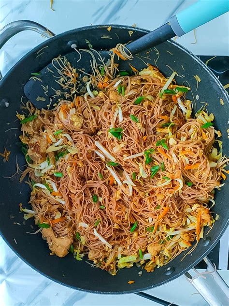 singapore noodles fried bee hoon recipe